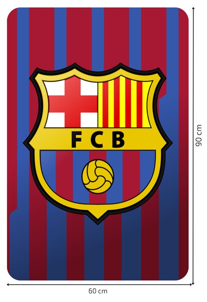 Textilní samolepka na zeď "FC Barcelona"