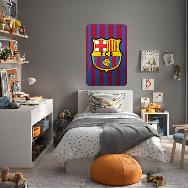 Textilní samolepka na zeď "FC Barcelona"