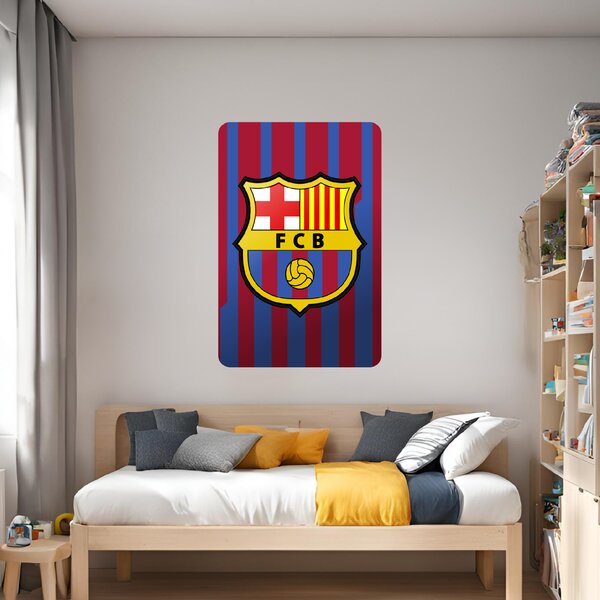 Textilní samolepka na zeď "FC Barcelona"