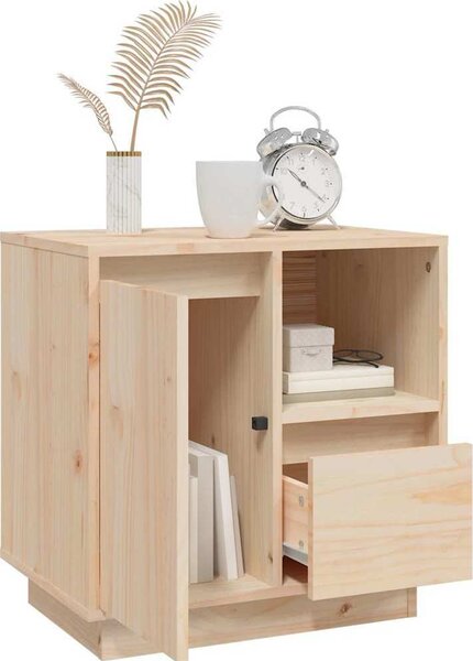 VidaXL Noční stolek 50 x 34 x 50 cm masivní borové dřevo [814479] Barva: medová hnědá