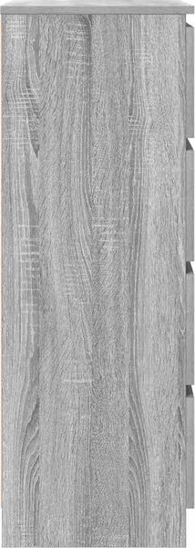 VidaXL Příborník 60 x 35 x 98,5 cm kompozitní dřevo [800532] Barva: Černý dub