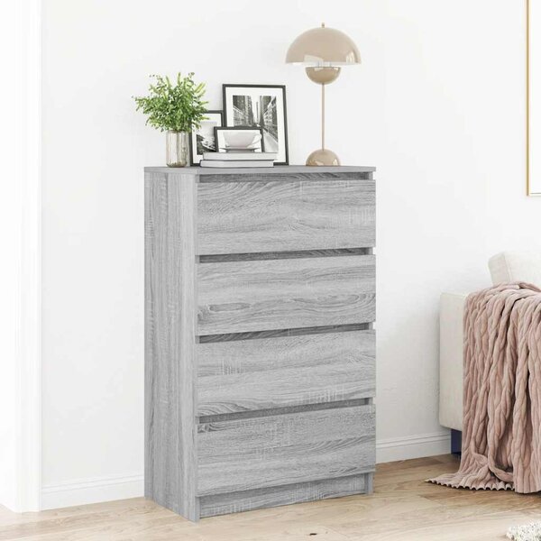 VidaXL Příborník 60 x 35 x 98,5 cm kompozitní dřevo [800532] Barva: Černý dub