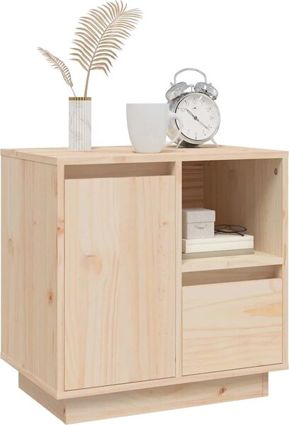 VidaXL Noční stolek 50 x 34 x 50 cm masivní borové dřevo [814479] Barva: medová hnědá