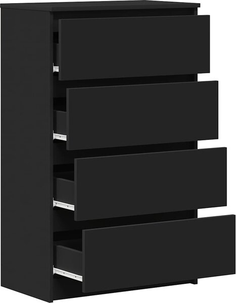 VidaXL Příborník 60 x 35 x 98,5 cm kompozitní dřevo [800532] Barva: Černý dub