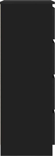 VidaXL Příborník 60 x 35 x 98,5 cm kompozitní dřevo [800532] Barva: Černý dub