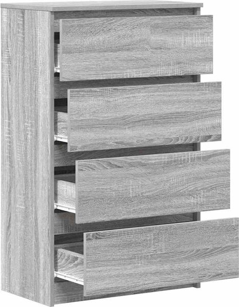 VidaXL Příborník 60 x 35 x 98,5 cm kompozitní dřevo [800532] Barva: Černý dub