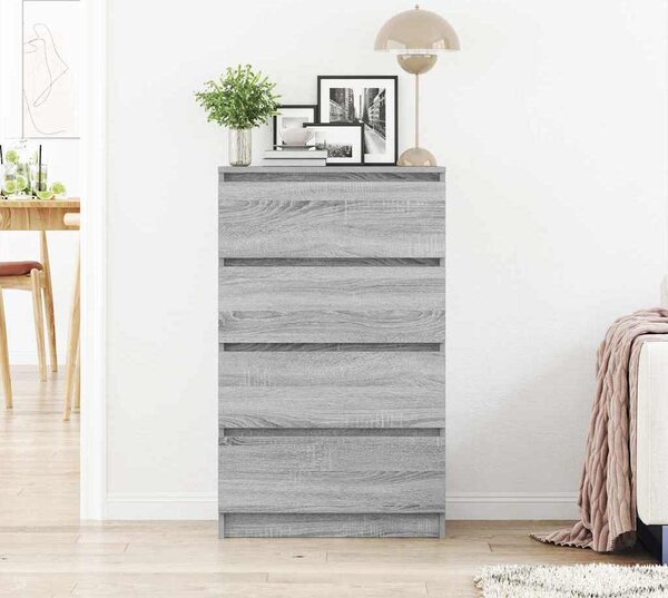 VidaXL Příborník 60 x 35 x 98,5 cm kompozitní dřevo [800532] Barva: Černý dub