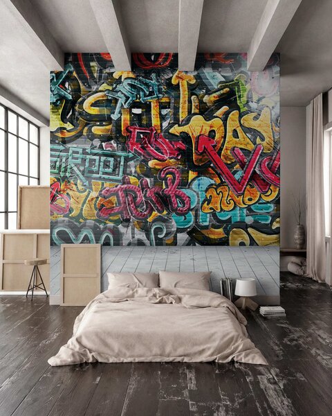 Fototapety Art paint, paint a graffiti, Fototapety teen room, Fototapety pro dospívajícího chlapce, u56045 : uwalls.cz