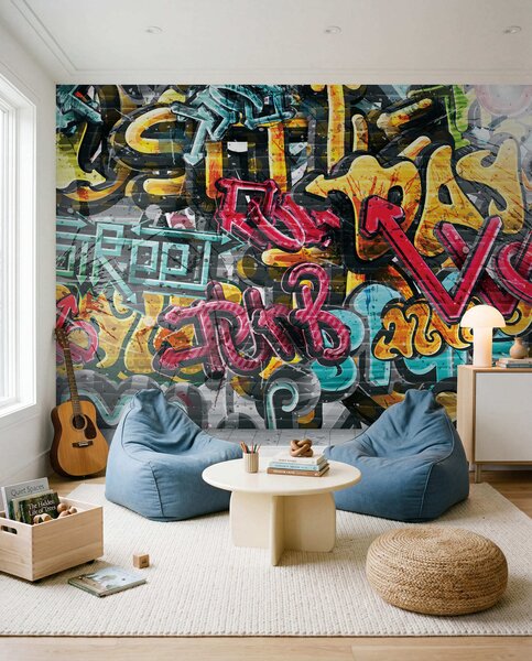 Fototapety Art paint, paint a graffiti, Fototapety teen room, Fototapety pro dospívajícího chlapce, u56045 : uwalls.cz
