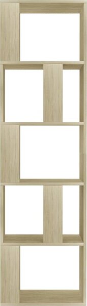 VidaXL Knihovna/zástěna 45 x 24 x 159 cm [800111] Barva: Černý dub