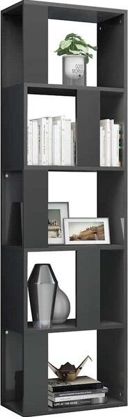 VidaXL Knihovna/zástěna 45 x 24 x 159 cm [800111] Barva: Černý dub