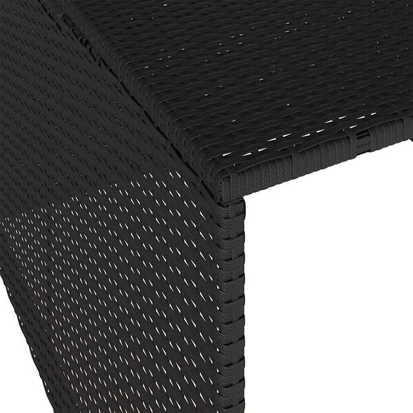 VidaXL Garáž pro robotickou sekačku 86x90x52/57 cm polyratan [365404] Barva: Šedá