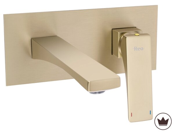 Podomítková vanová baterie PREMIUM REA Joe Brush Gold