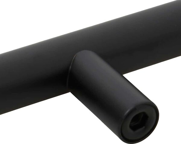 VidaXL Nábytkové úchytky 10 ks rozteč otvorů 64 mm celková délka 100 mm nerezová ocel [155364] Barva: Stříbrná