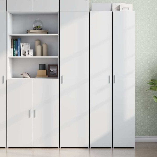 VidaXL Skříň highboard 40 x 42,5 x 185 cm kompozitní dřevo [3281404] Barva: Bílá