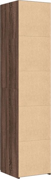 VidaXL Skříň highboard 40 x 42,5 x 185 cm kompozitní dřevo [3281404] Barva: Bílá