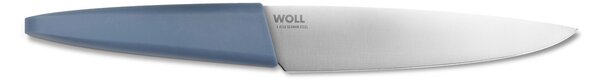 Sada 5 kuchyňských nožů 9/12/16/20/26 cm WOLL Cutting Edge – zeleninový, univerzální, 2 kuchařské a na chléb, modrá 887415 HB 00