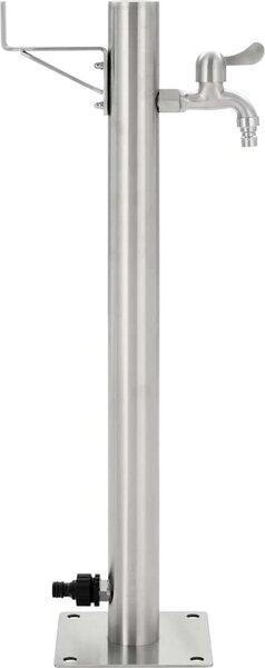 VidaXL Zahradní sloupek na vodu nerezová ocel kulatý 65 cm [45457]