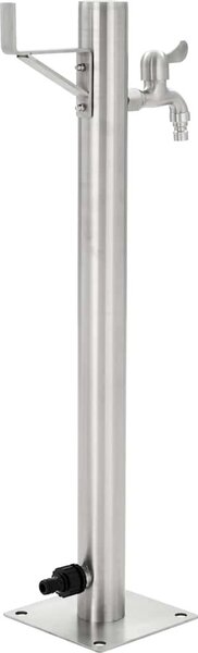 VidaXL Zahradní sloupek na vodu nerezová ocel kulatý 65 cm [45457]