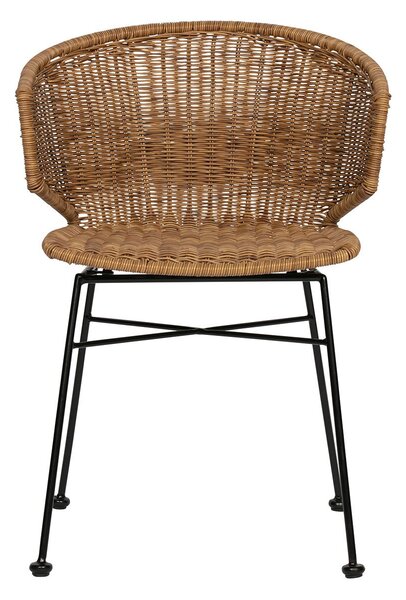 WOOOD Ratanová Židle Noor 76 × 55 × 54 cm