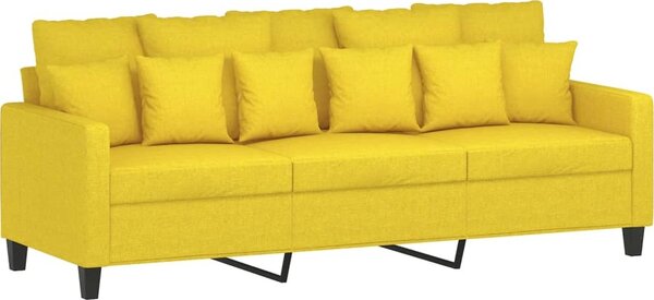 VidaXL 4dílná sedací souprava s polštáři textil [3201641] Barva: Černá