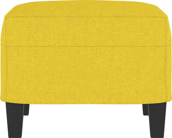 VidaXL Podnožka 60 x 50 x 41 cm textil [349328] Barva: Světle žlutá