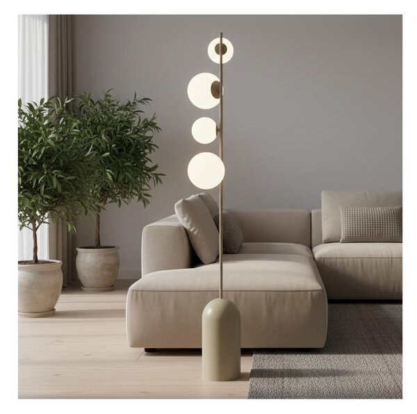 Stojací lampa ETNO 4xG9/8W/230V béžová