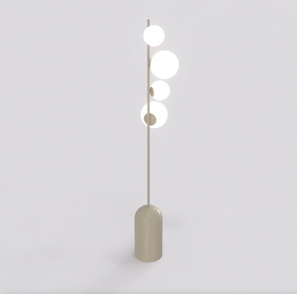 Stojací lampa ETNO 4xG9/8W/230V béžová