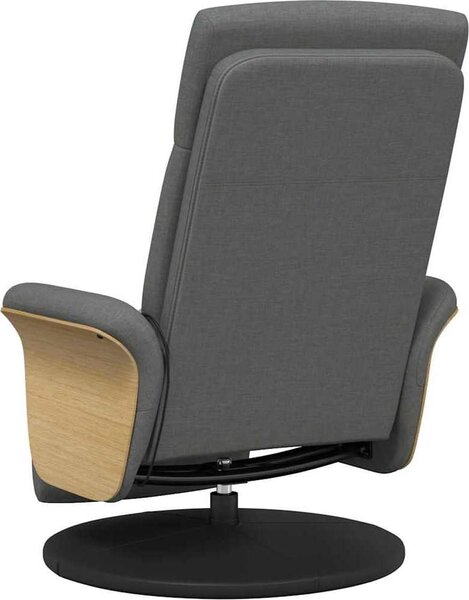 VidaXL Masážní polohovací křeslo s podnožkou textil [356539] Barva: Tmavě zelená