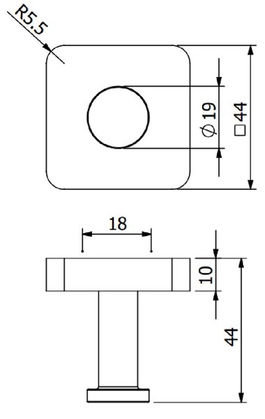 Kludi Vela S věšák na ručník chrom 2598405