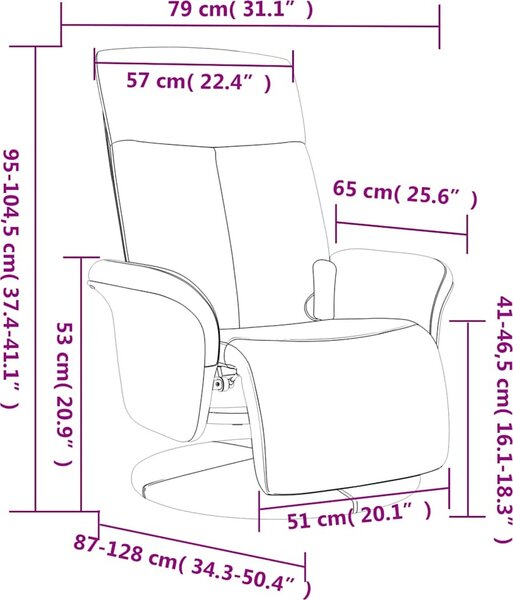 VidaXL Masážní polohovací křeslo s podnožkou textil [356539] Barva: Tmavě zelená