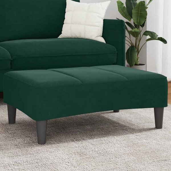 VidaXL Podnožka 77 x 55 x 31 cm samet [4007376] Barva: Žlutá