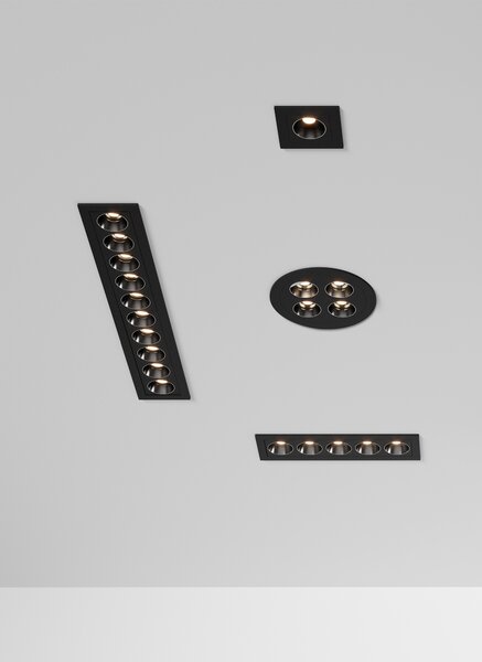 ACB Iluminacion Zapuštěné LED bodové svítidlo INVISIBLE, ⌀ 85 mm, 9W, CRI90, UGR