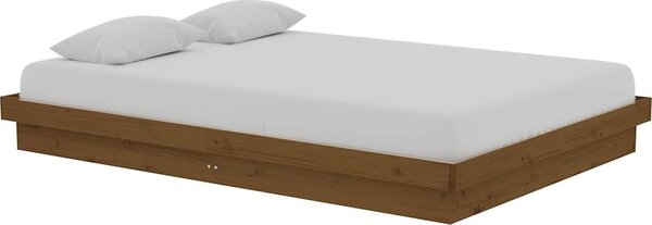 VidaXL Rám postele masivní dřevo 140 x 200 cm [819907] Barva: Přírodní