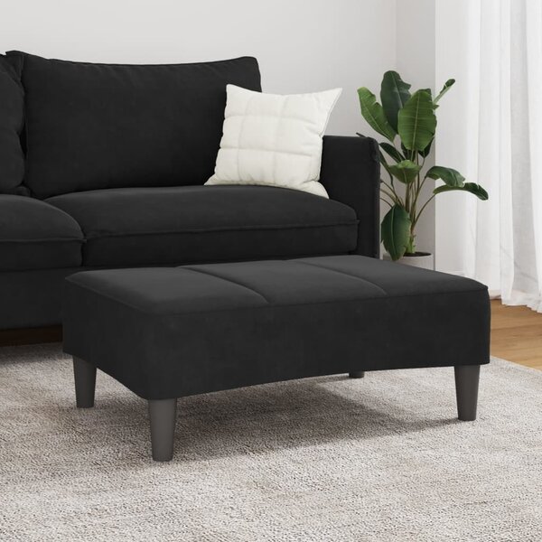 VidaXL Podnožka 77 x 55 x 31 cm samet [4007376] Barva: Žlutá