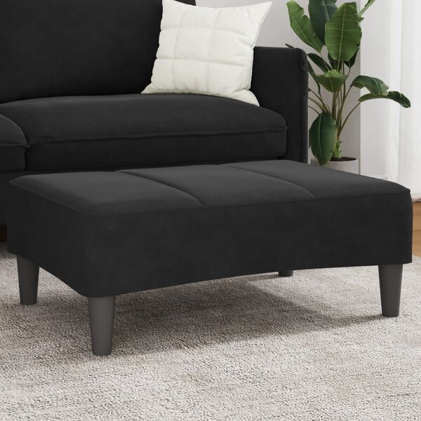 VidaXL Podnožka 77 x 55 x 31 cm samet [4007376] Barva: Žlutá