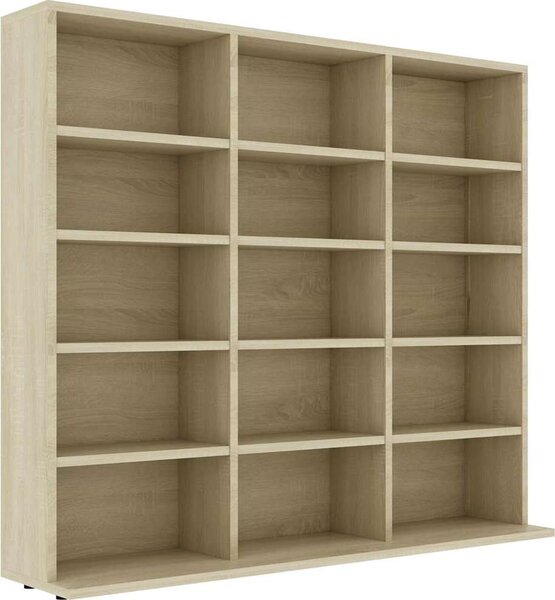 VidaXL Skříňka na CD 100 x 23 x 89,5 cm dřevotříska [862481] Barva: Bílá