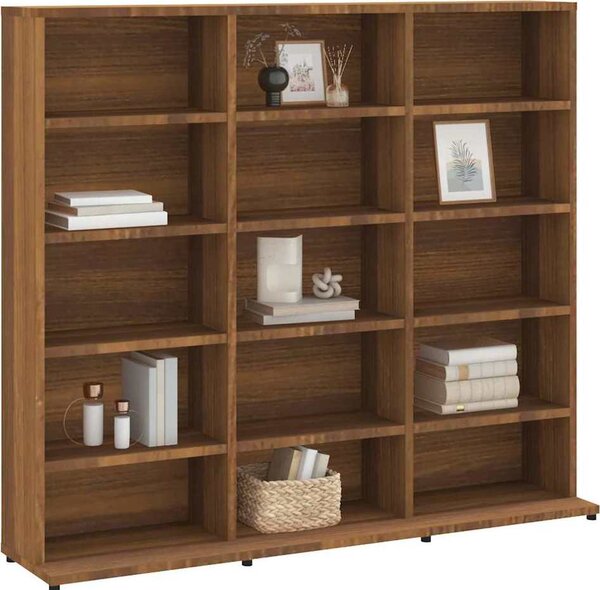 VidaXL Skříňka na CD 100 x 23 x 89,5 cm dřevotříska [862481] Barva: Bílá