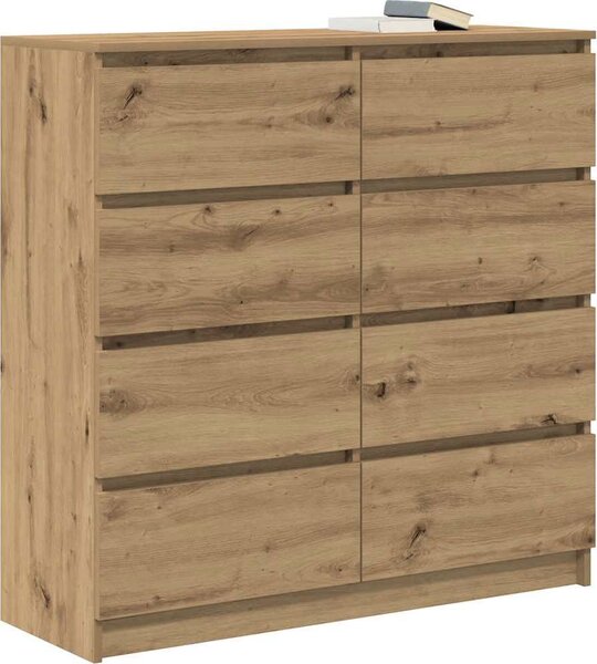 VidaXL Příborník 100x35x99 cm kompozitní dřevo [3328495] Barva: dub artisan