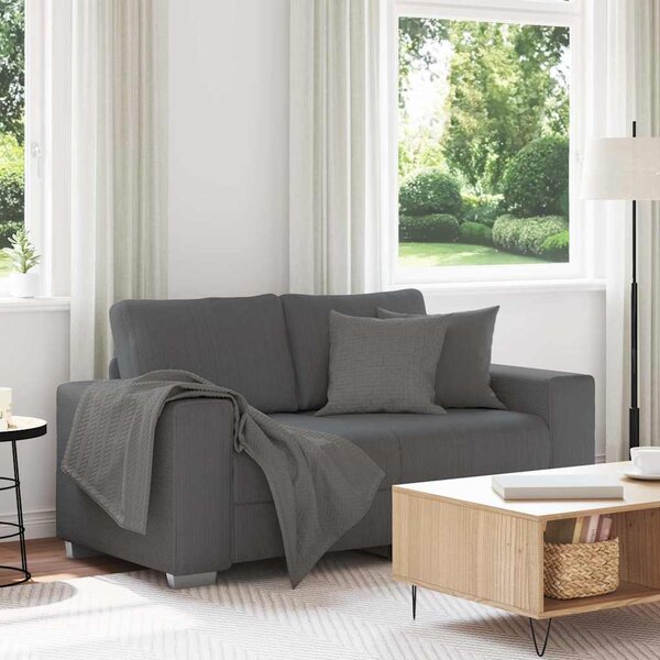 VidaXL Dvousedák 160 x 77 x 82 cm manšestrová látka [4105194] Barva: Světle žlutá