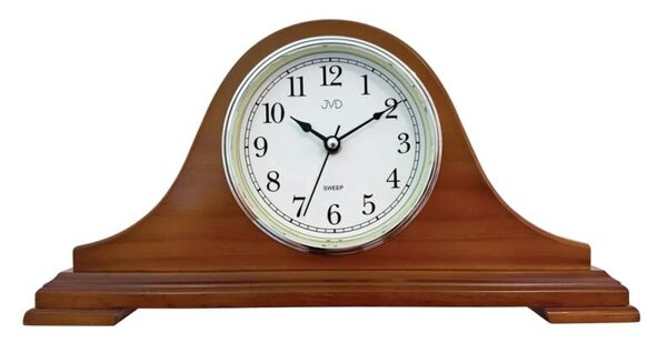 JVD Netikající tiché dřevěné stolní hodiny JVD HS3290/11 ( )