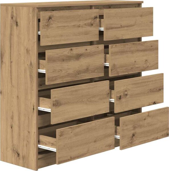 VidaXL Příborník 100x35x99 cm kompozitní dřevo [3328495] Barva: dub artisan