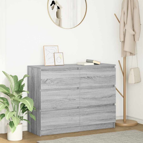 VidaXL Příborník 100x35x76 cm kompozitní dřevo [3328503] Barva: Černý dub