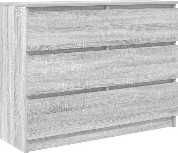 VidaXL Příborník 100x35x76 cm kompozitní dřevo [3328503] Barva: Černý dub