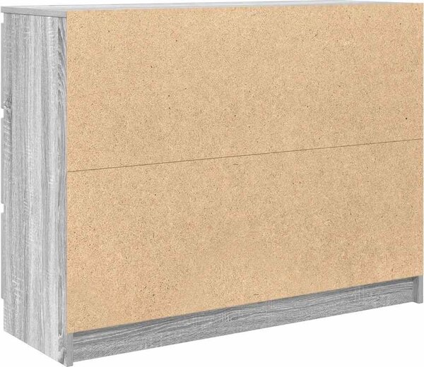 VidaXL Příborník 100x35x76 cm kompozitní dřevo [3328503] Barva: Černý dub