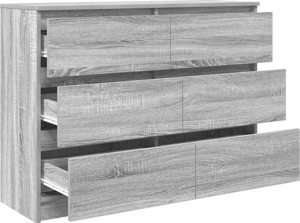 VidaXL Příborník 100x35x76 cm kompozitní dřevo [3328503] Barva: Černý dub