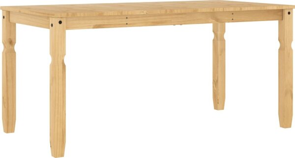 VidaXL Jídelní stůl Corona 160 x 80 x 75 cm masivní borové dřevo [4005717] Barva: Hnědá