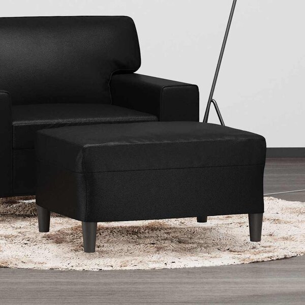 VidaXL Podnožka 70x55x41 cm umělá kůže [349311] Barva: Šedá