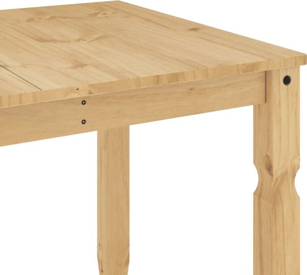 VidaXL Jídelní stůl Corona 160 x 80 x 75 cm masivní borové dřevo [4005717] Barva: Hnědá