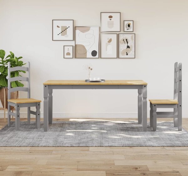 VidaXL Jídelní stůl Corona 160 x 80 x 75 cm masivní borové dřevo [4005717] Barva: Hnědá